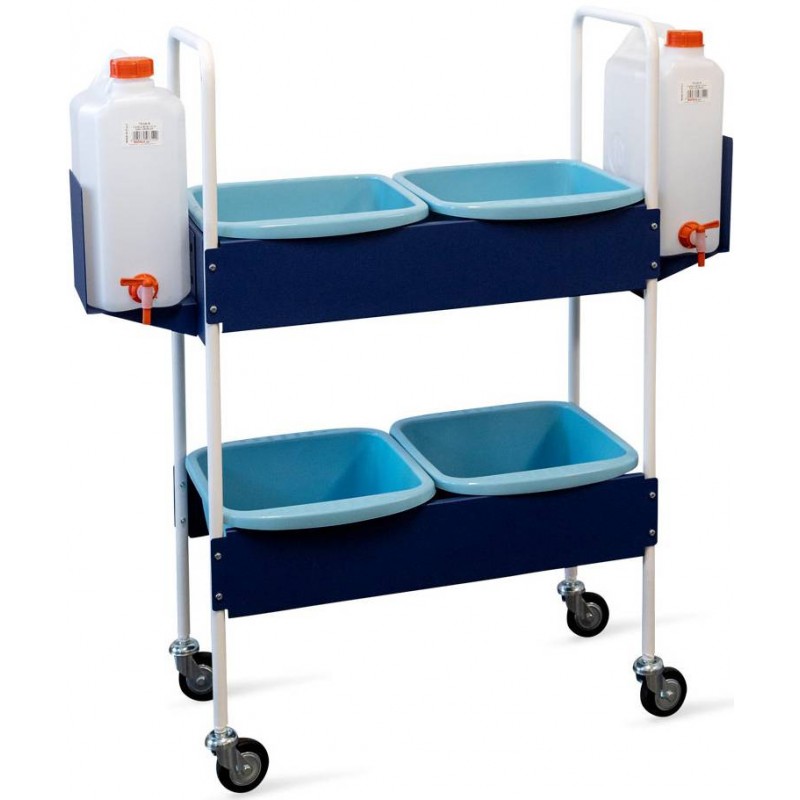 Chariot de nourrissage à 4 bacs et 2 resevoirs ART11 Italgabbie 190,00 €